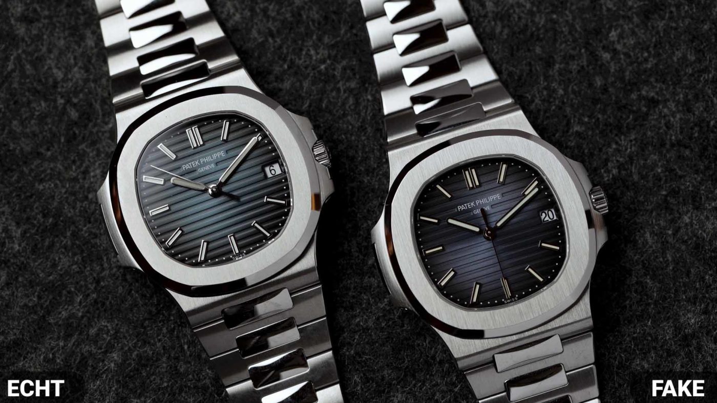 Büsrstung Vergleich Patek Philippe Nautilus 5711 Fake vs real