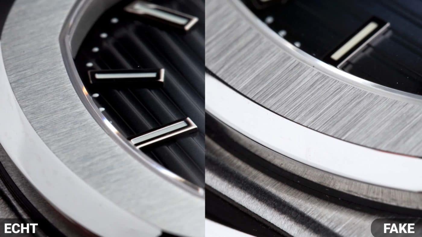 Kante Fake VS Real Patek Philippe Nautilus 5711